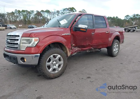 2014 Ford F-150 Lariat from USA, damaged, VIN 1FTFW1ET9EKE04864
